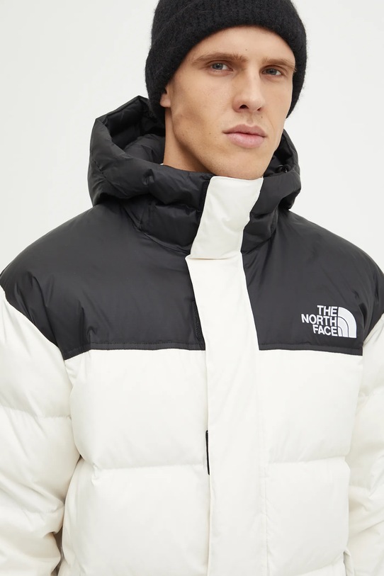 Пухено яке The North Face Nuptse бежов NF0A832JROU1