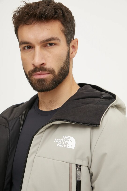 The North Face geaca de puf Cirque bej NF0A87Y41I41