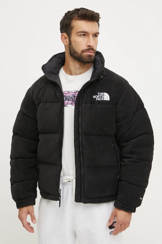 The North Face kurtka 2000 Polar Nuptse bez kaptura czarny NF0A88XNJK31