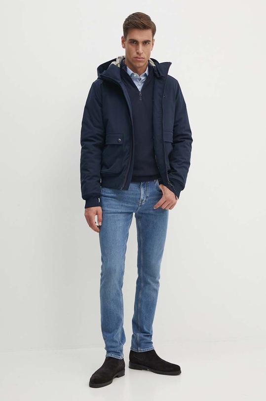 Aeronautica Militare geaca AB2182CT3245 bleumarin AW24