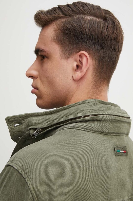 Rifľová bunda Aeronautica Militare AB2183CT3371 zelená