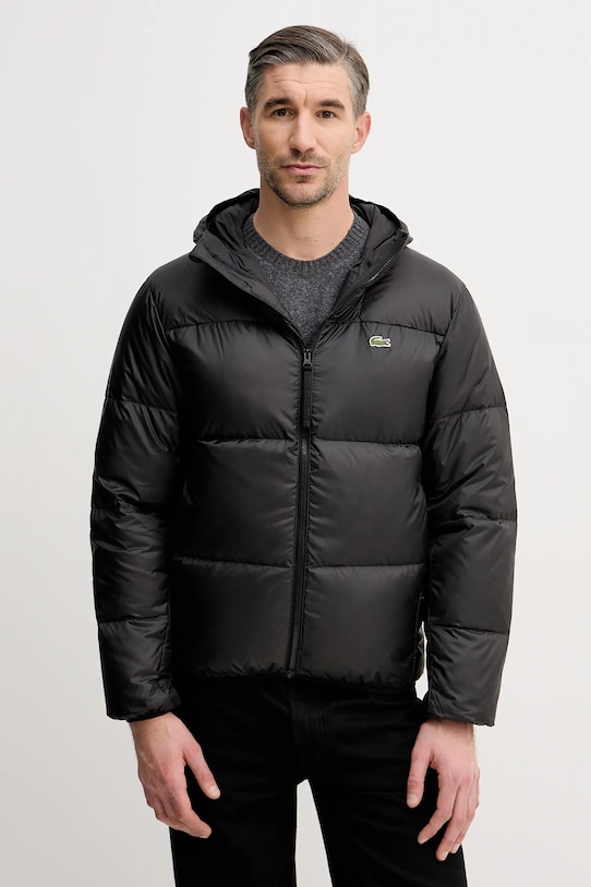 Lacoste kurtka puchowa pozostałe czarny BH2905