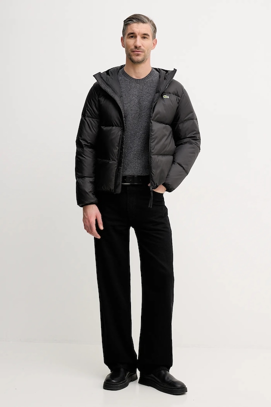 Lacoste kurtka puchowa BH2905 czarny AW25