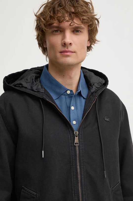 Lacoste kurtka jeansowa czarny BH2906