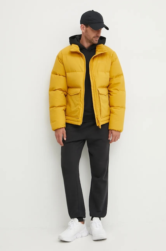 Péřová bunda Jack Wolfskin Nordlicht A60040 žlutá AW24