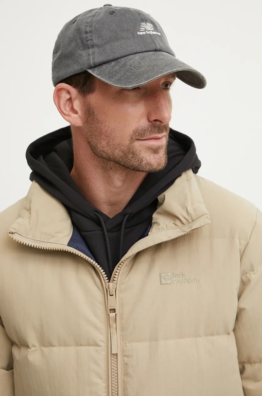 Péřová bunda Jack Wolfskin Nordlicht béžová A60040