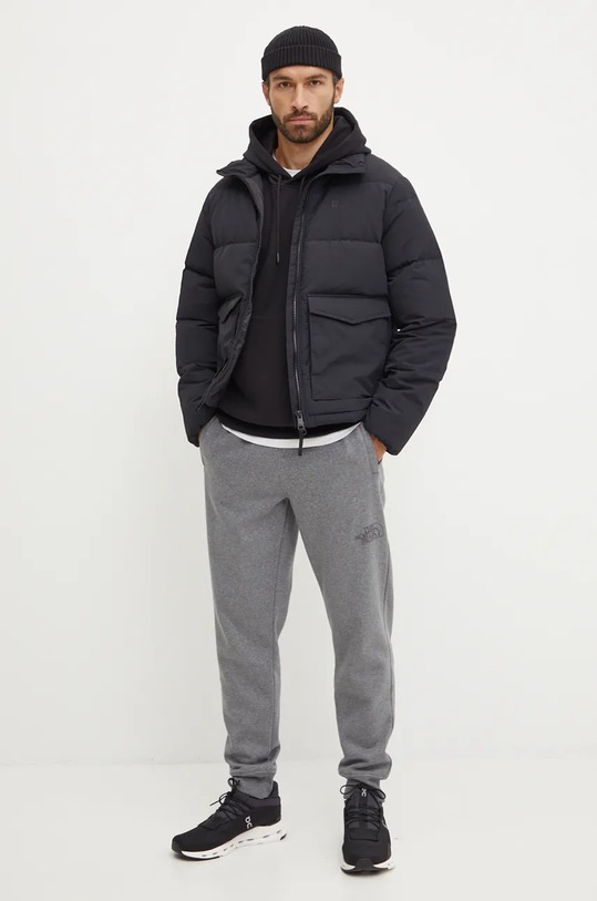Jack Wolfskin geaca de puf Nordlicht A60040 negru AW24