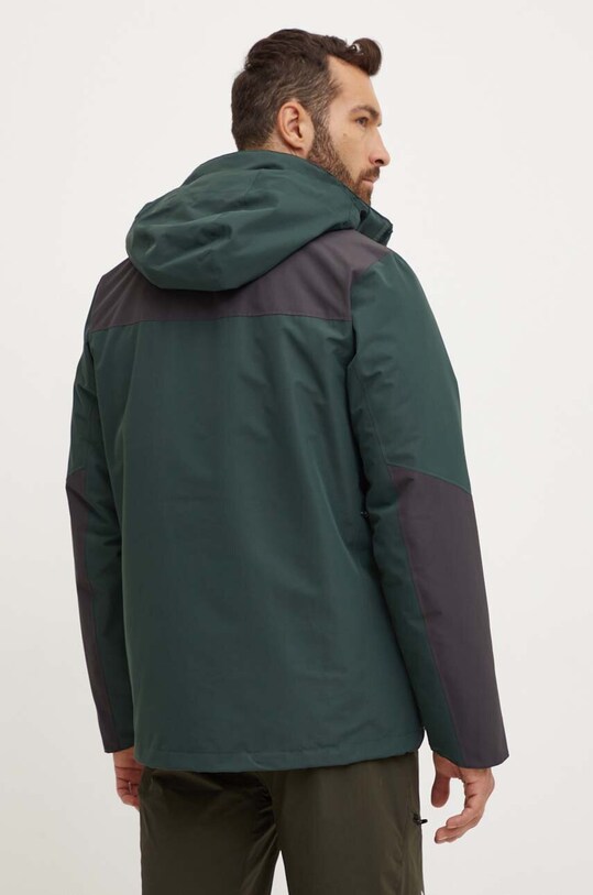 Jack Wolfskin kurtka outdoorowa Jasper 3 in 1 zielony A61858