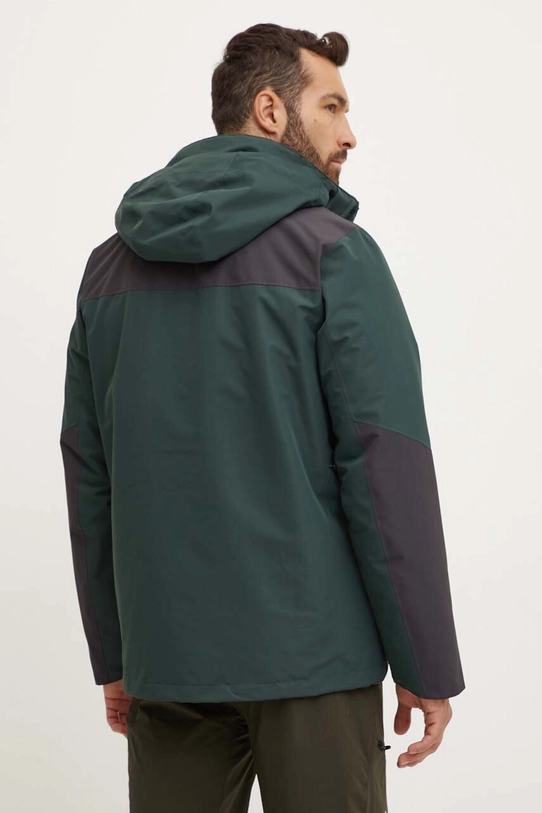 Jack Wolfskin jacheta de exterior Jasper 3 in 1 verde A61858