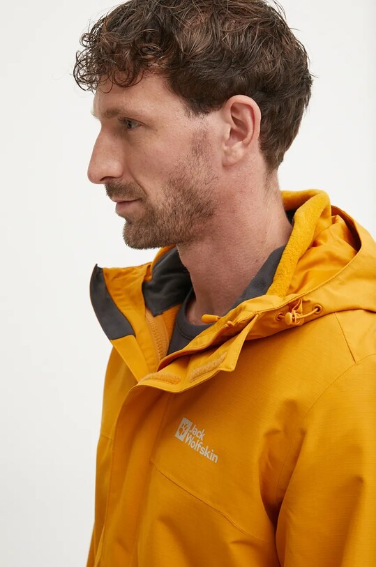 Jack Wolfskin jacheta de exterior Altenberg 3IN1 portocaliu A61864