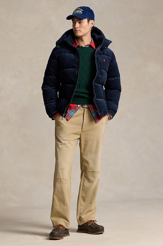 Abbigliamento Polo Ralph Lauren piumino Cap Jacket 710938526 blu navy