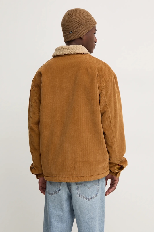 Îmbrăcăminte Quiksilver geacă cu aspect de cămașă Dna Sherpa Harrington EQYJK04064 galben