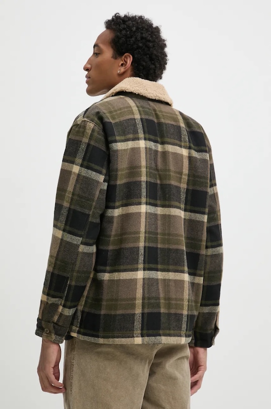 Odzież Quiksilver kurtka koszulowa Dna Sherpa Harrington EQYJK04064 brązowy