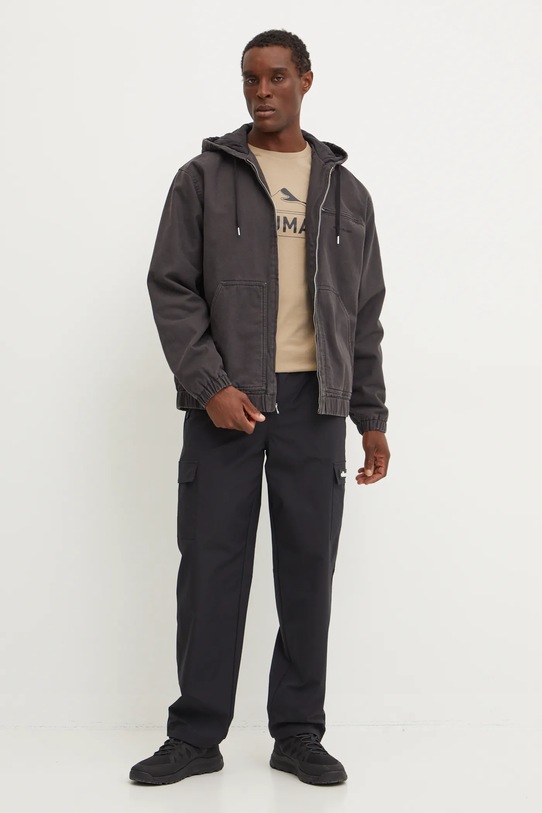 Bunda Quiksilver Straight Out Hood Jacket EQYJK04099 šedá AW24