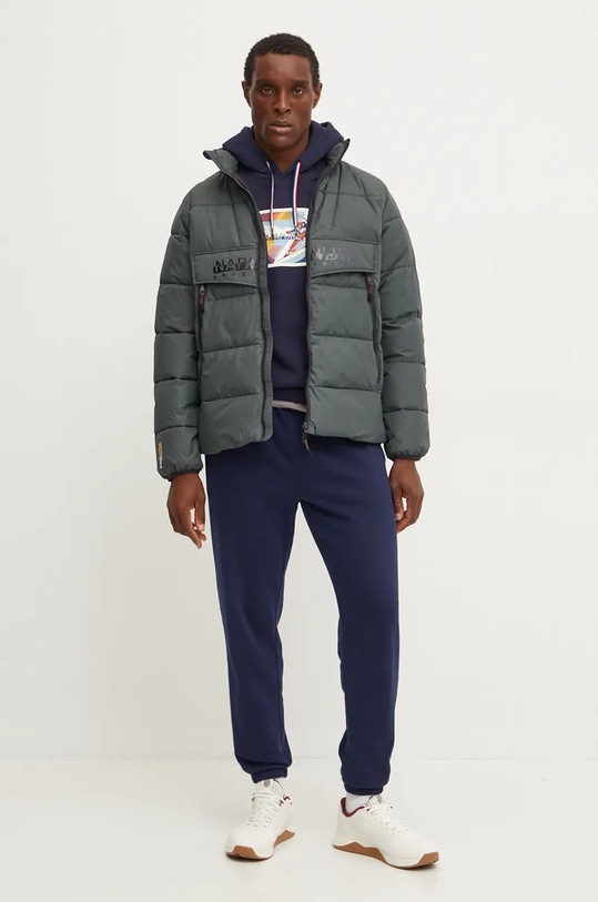 Napapijri geacă Rf Puffer Open NP0A4I23G1S1 verde AW24