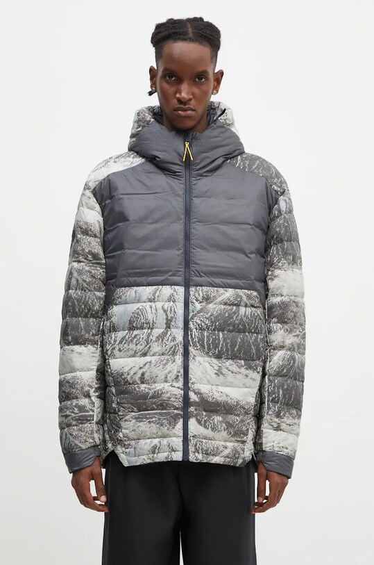 Dvostrana pernata jakna adidas National Geographic Coldrdy Jacket IX7953 plava AW24