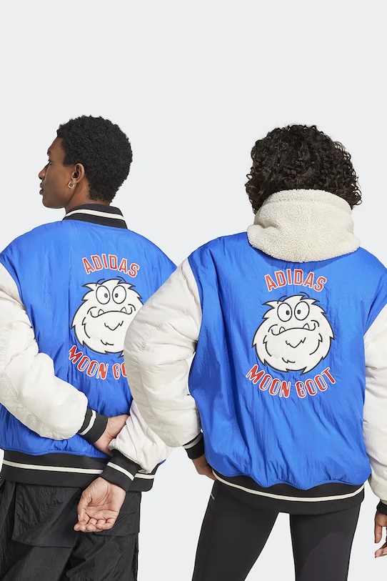 Bunda adidas x Moon Boot IY8048 modrá AW24