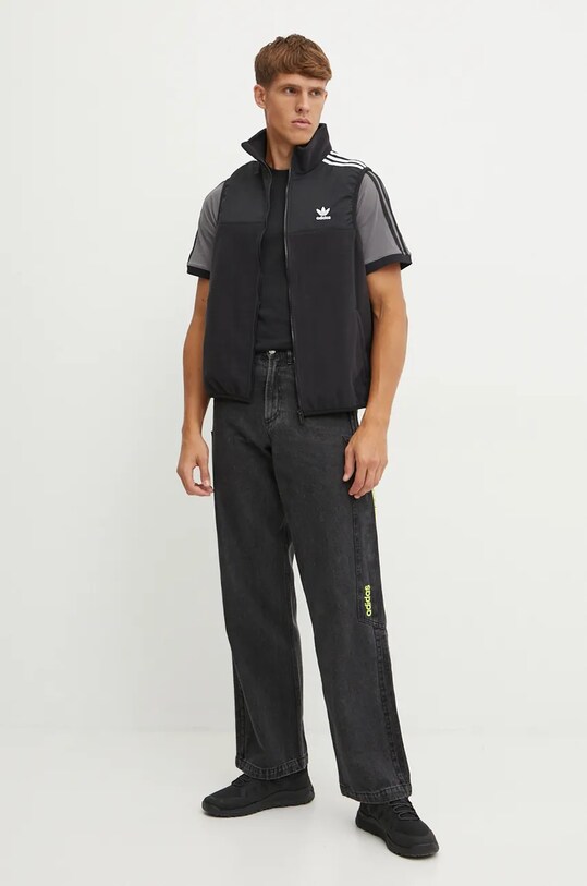 adidas Originals smanicato Fleece Vest IZ4799 nero AW24