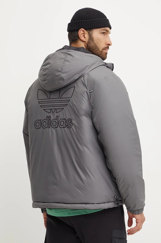 Двусторонняя куртка adidas Originals Adicolor Reversible Jacket с утеплением чёрный JD9071