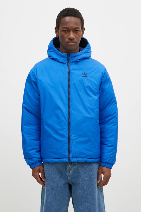 Μπουφάν δυο όψεων adidas Originals Adicolor Reversible Jacket JD9073 σκούρο μπλε