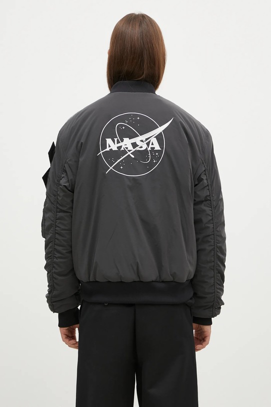 adidas reversible bomber jacket Juventus x NASA Jacket JE3130 black