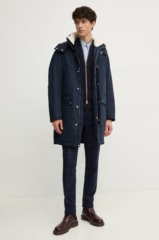 Куртка BOSS 50524964 тёмно-синий AW24