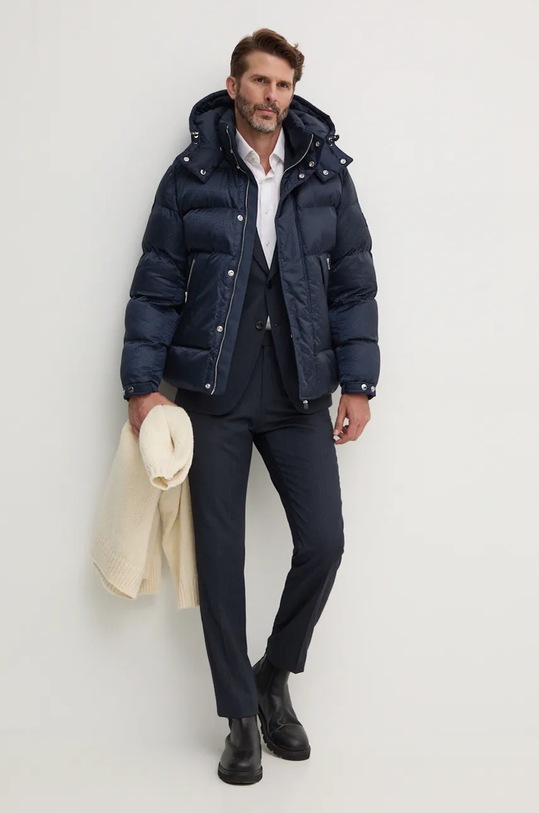 BOSS kurtka 50525109 granatowy AW24