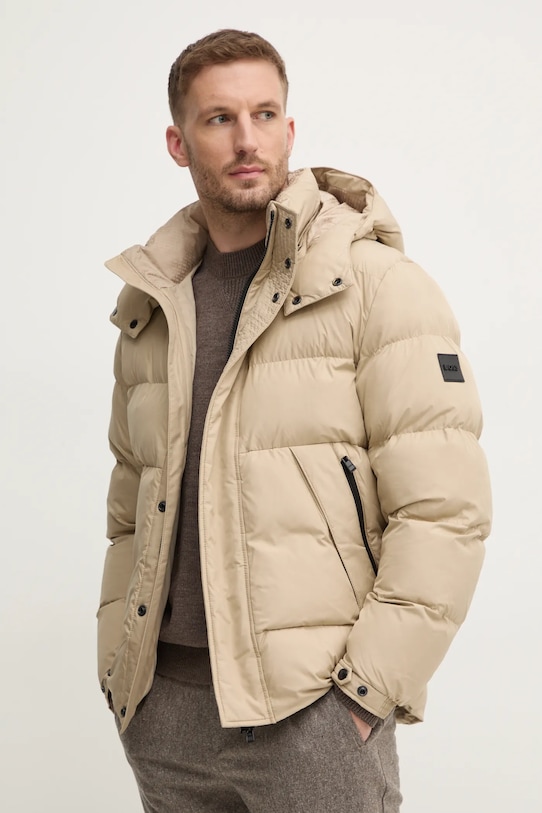 BOSS geaca cu captuseala bej 50525243