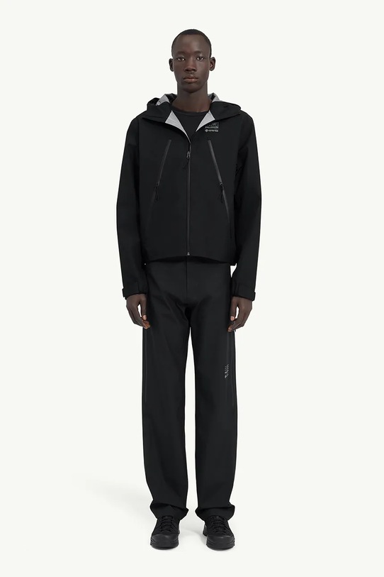 MM6 Maison Margiela geaca de ploaie necaptusit negru SH0AM0031.M35200