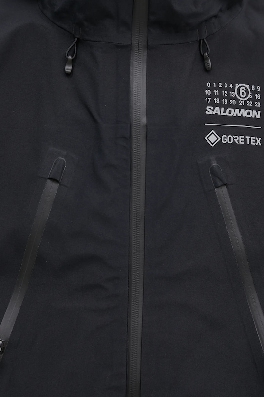 MM6 Maison Margiela rain jacket x Salomon black SH0AM0031.M35200