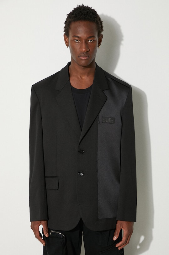 Пиджак с примесью шерсти MM6 Maison Margiela