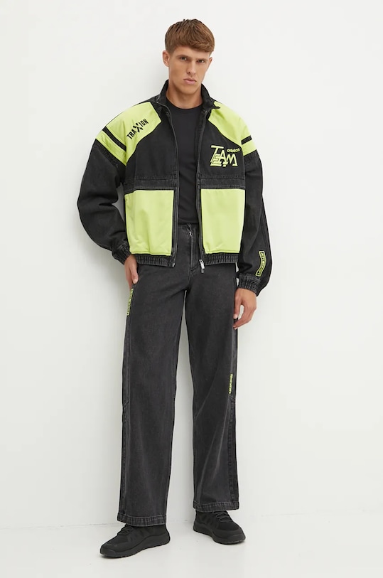 adidas Originals kurtka Moto Denim Jacket JN0824 czarny AW24