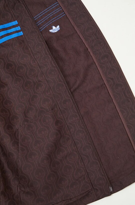 adidas Originals kurtka Club Jacket JN5958 brązowy