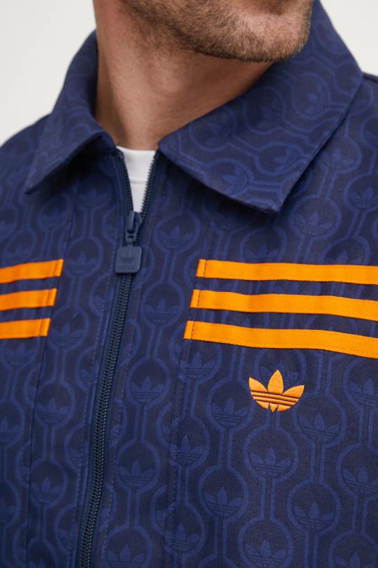 adidas Originals geaca Club Jacket JN5959 bleumarin