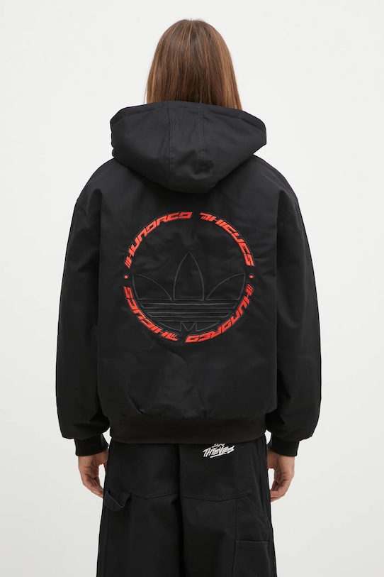 Oblečenie Bunda adidas Originals 100 Thieves Jacket JP0817 čierna