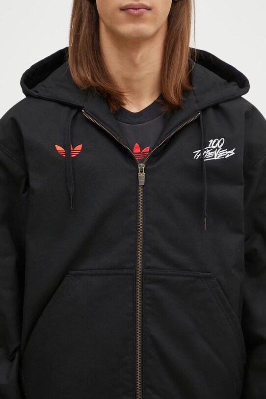 adidas Originals jacket 100 Thieves Jacket black JP0817