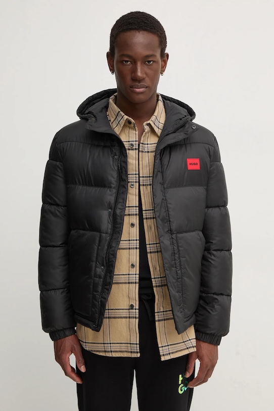 Куртка HUGO с утеплением чёрный 50522309