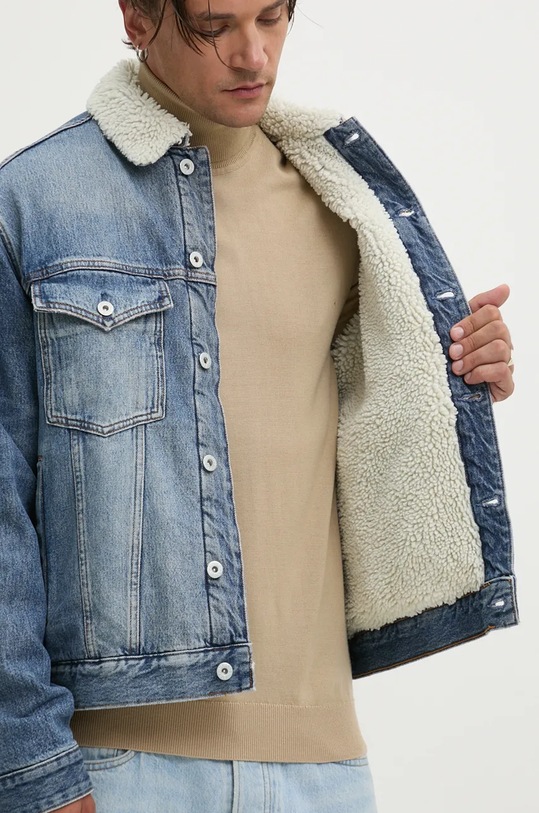 Hugo Blue geacă din denim 50527809