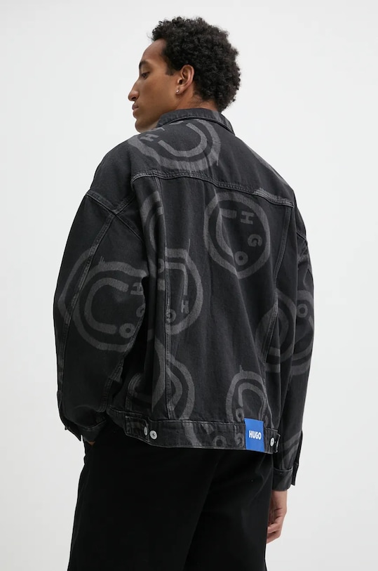 Oblečení Džínová bunda Hugo Blue 50531637 černá