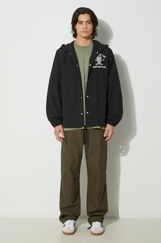 Куртка ICECREAM Hooded Coach Jacket IC24204 чорний AW24