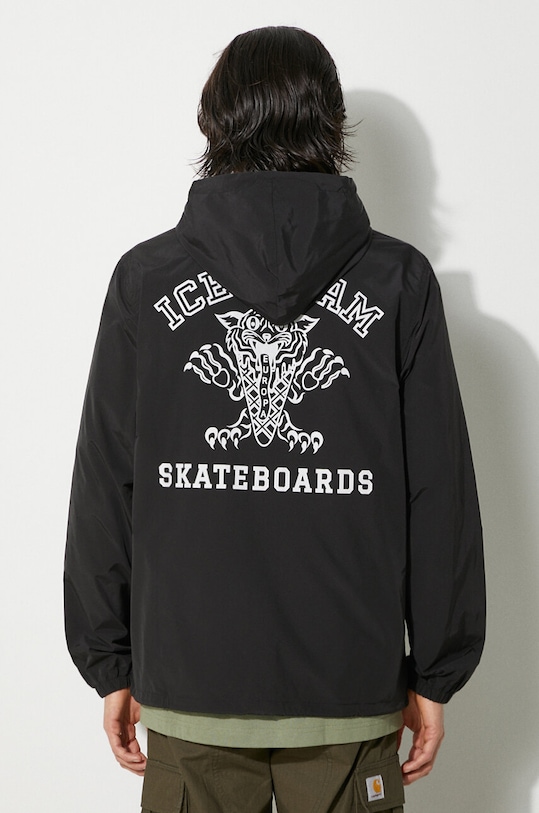 Oblečení Bunda ICECREAM Hooded Coach Jacket IC24204 černá