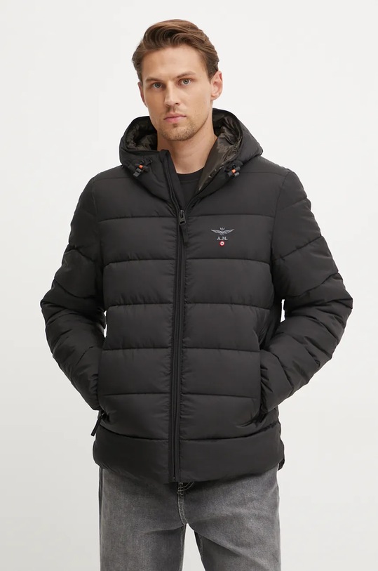 Μπουφάν Aeronautica Militare μαύρο AB2184CT3375