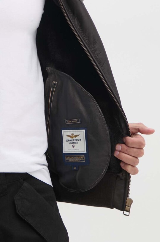 Kožená bunda Aeronautica Militare PN1611763