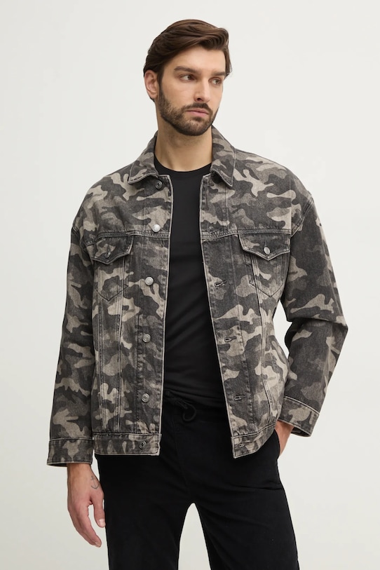 Bunda Michael Kors nezateplené šedá UF4900RGPB