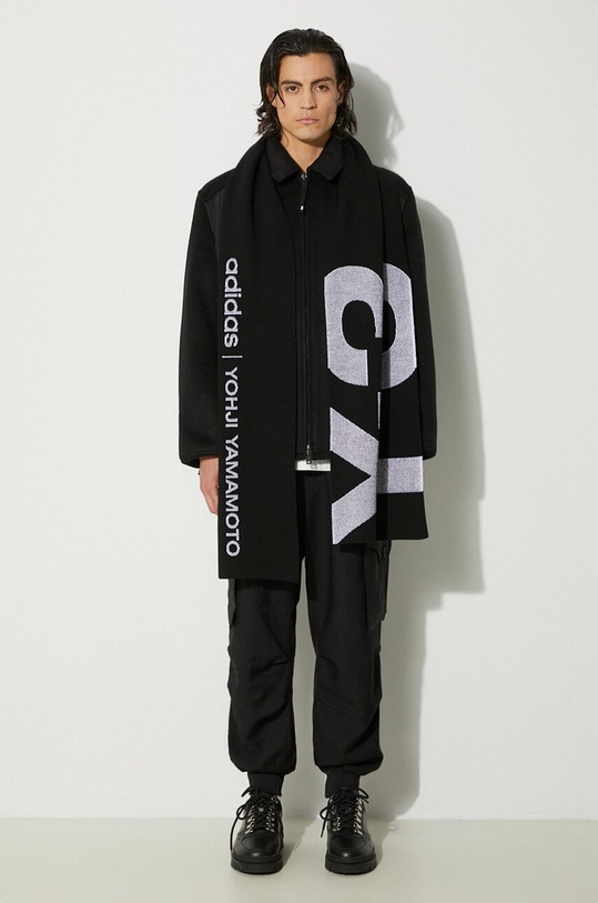 Y-3 giacca in lana Melton IW7505 nero AW24