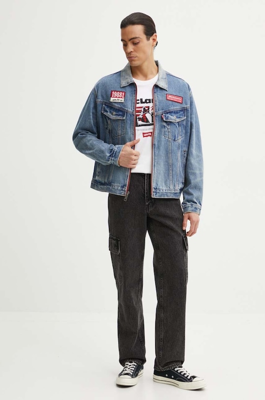 Džínová bunda Levi's Levi’s x McLaren A8990.0000 béžová AW24