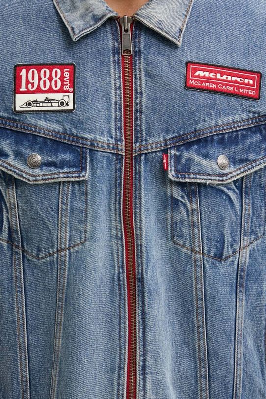 Levi's kurtka jeansowa Levi’s x McLaren A8990.0000 beżowy