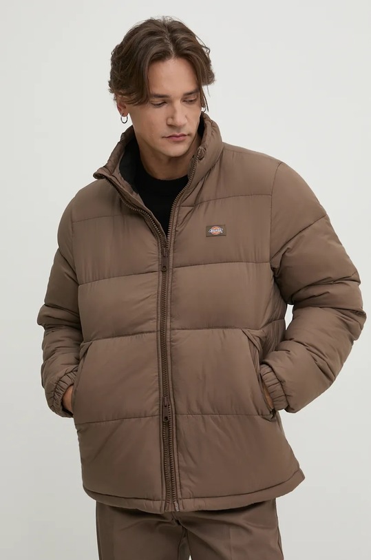 Jakna Dickies Waldenburg s toplom postavom smeđa DK0A4XP2