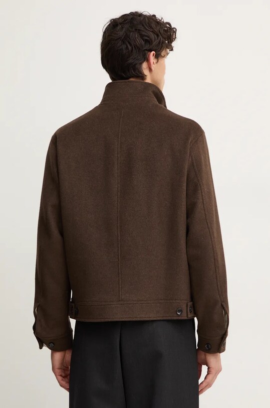 Одежда Шерстяная куртка-бомбер Sisley 2VLPSN03N коричневый