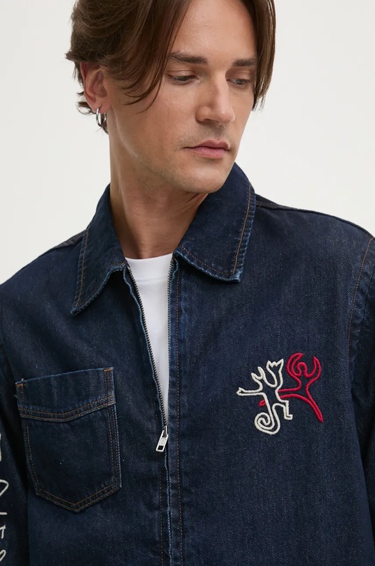 Джинсова куртка Desigual AARON 24WMED01 темно-синій